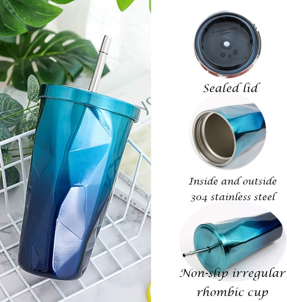 Stainless Steel Double Wall blue Tumbler