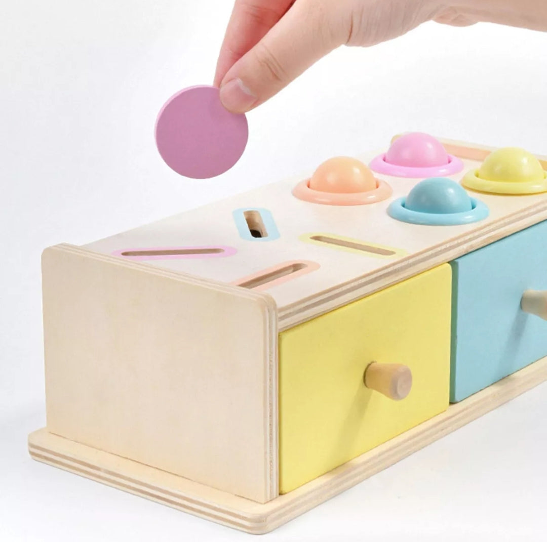 Ball drop box