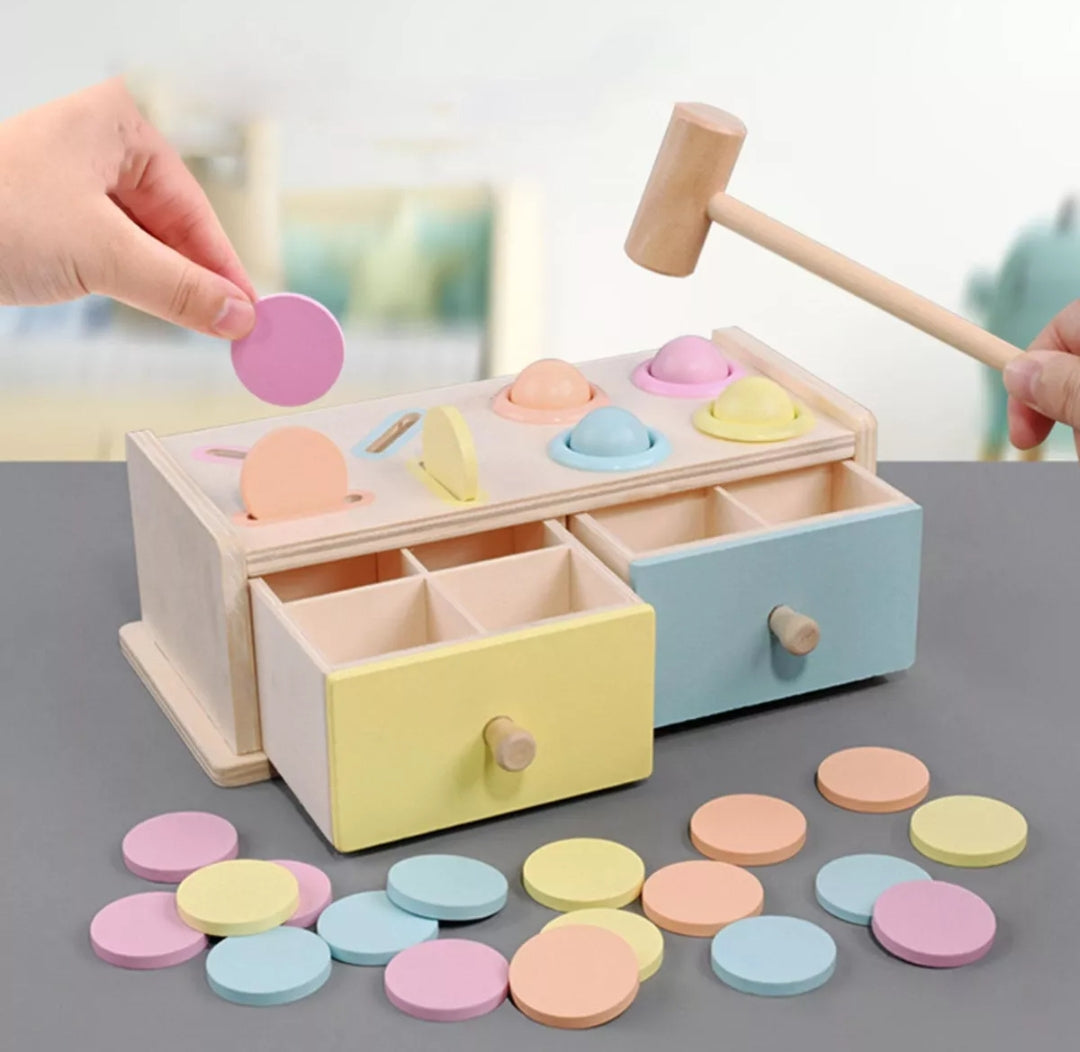 Color shapes sorting matching toy
