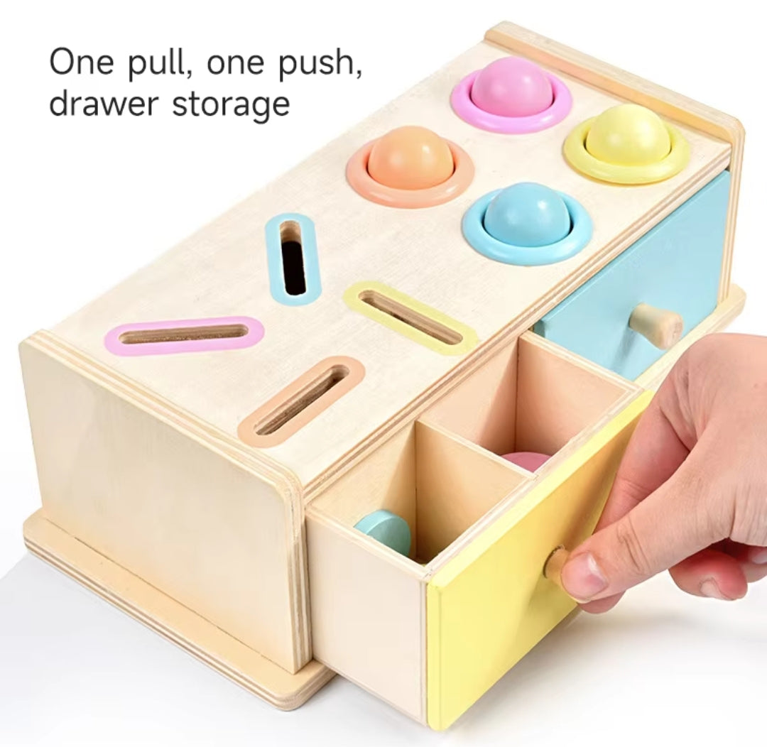 Wooden Cent box for color cognition