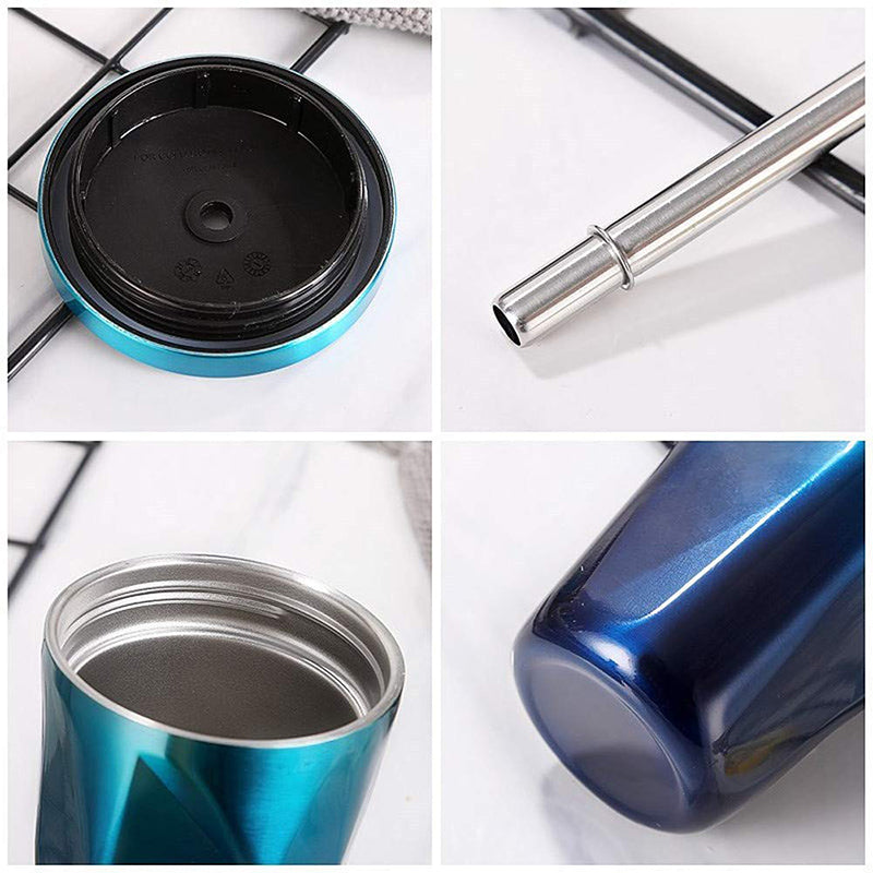 Stainless Steel Double Wall Tumbler in blue gradient